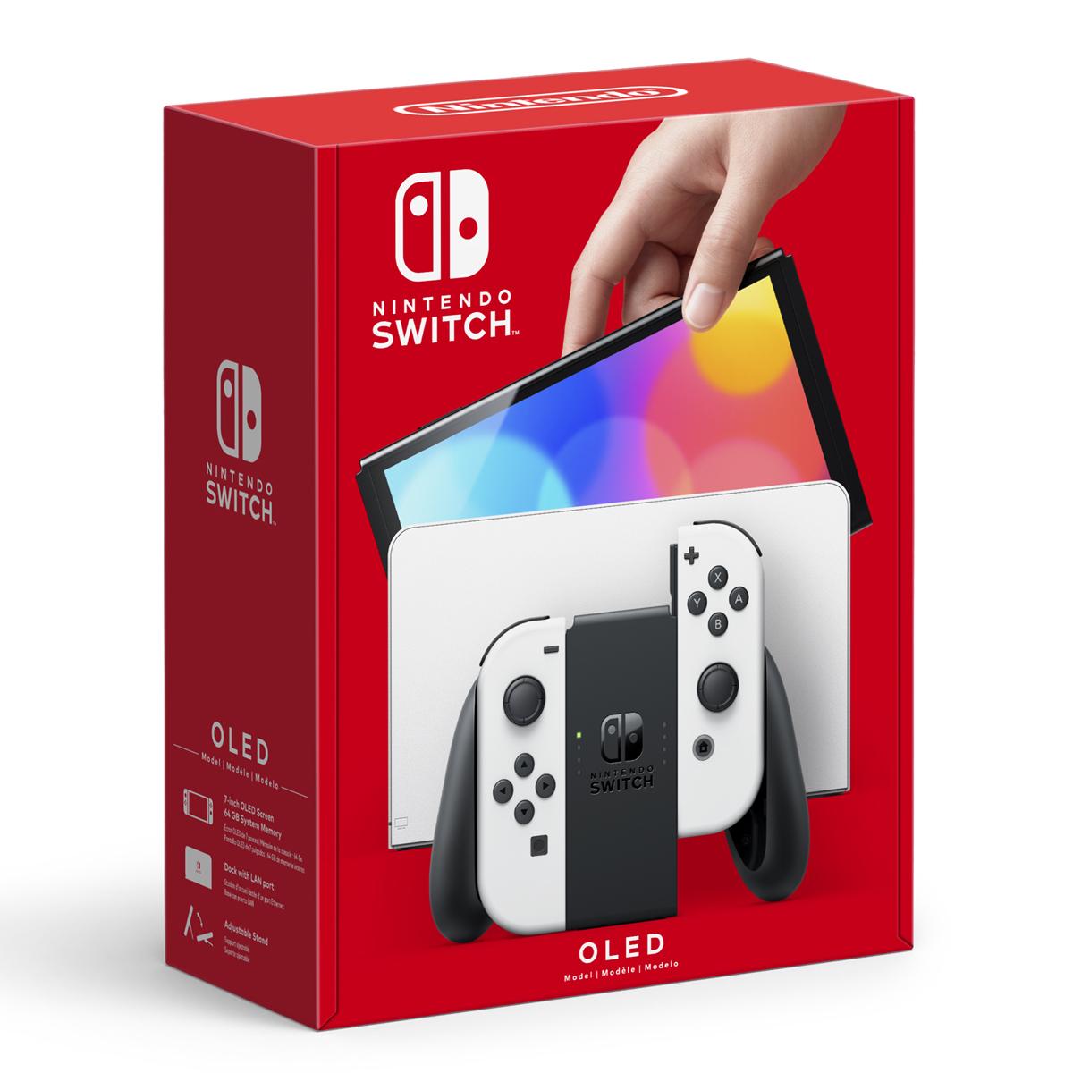 New Nintendo Switch OLED Model with White Joy-Con for $349 Shipped