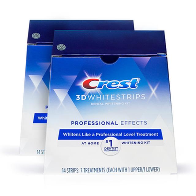 40 Crest 3DWhitestrips Professional Effects Teeth Whitening Strips for $38.25 Shipped