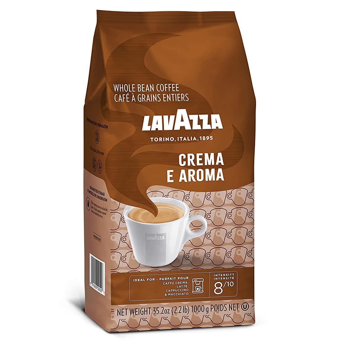 2.2lb Lavazza Crema E Aroma Whole Bean Coffee Blend for $12.59 Shipped