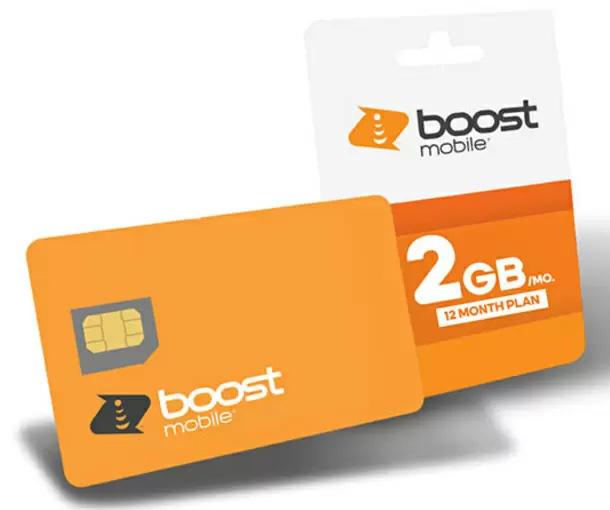 Year Boost Mobile Pre-Paid Plans + SIM Card Kit for $85.50