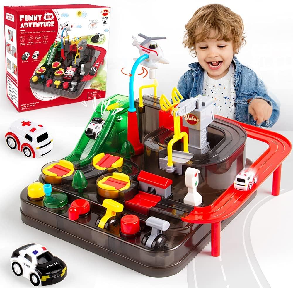 Vatos Kids Car Race Track Playset for $9