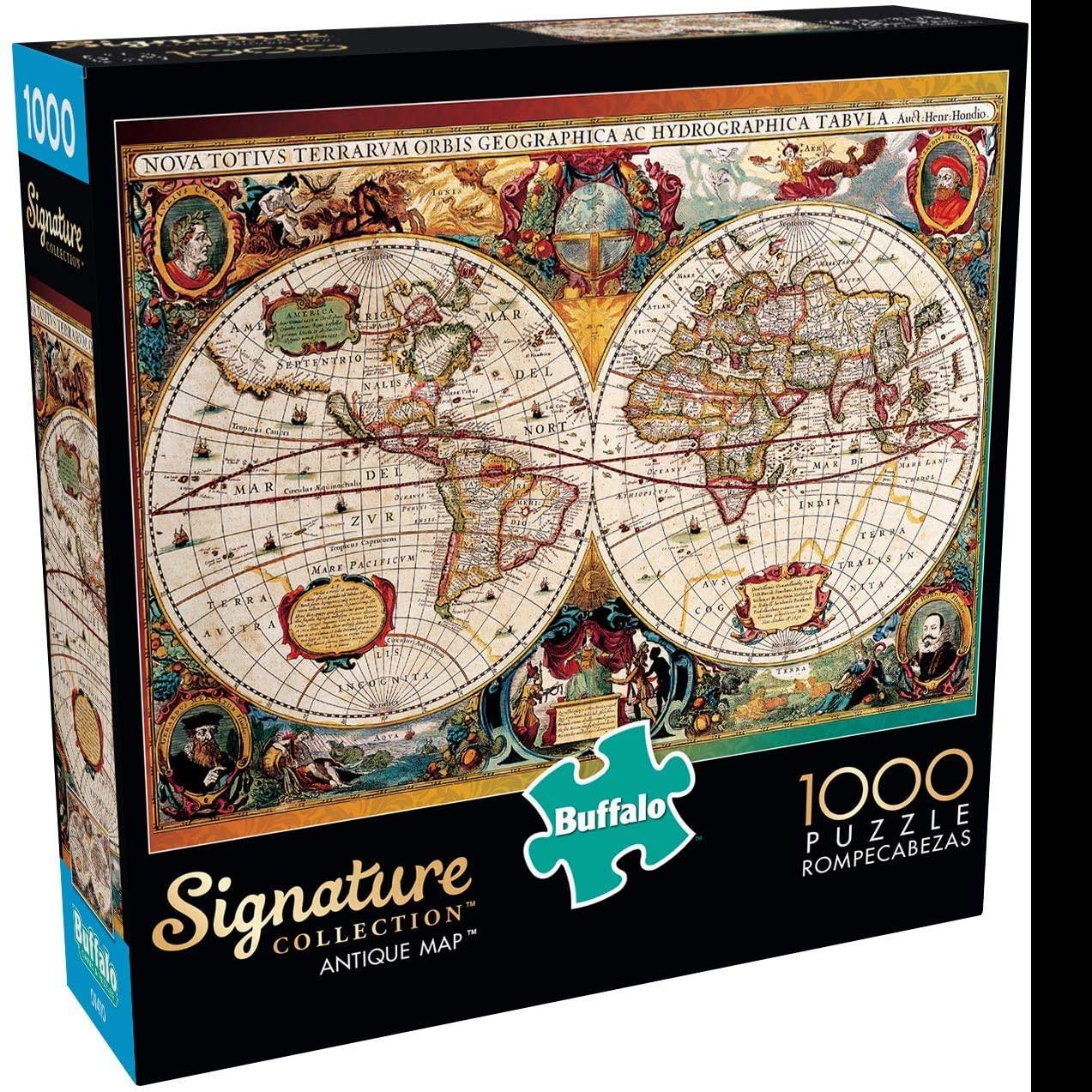 Antique Map 1000 Piece Jigsaw Puzzle for $7.18