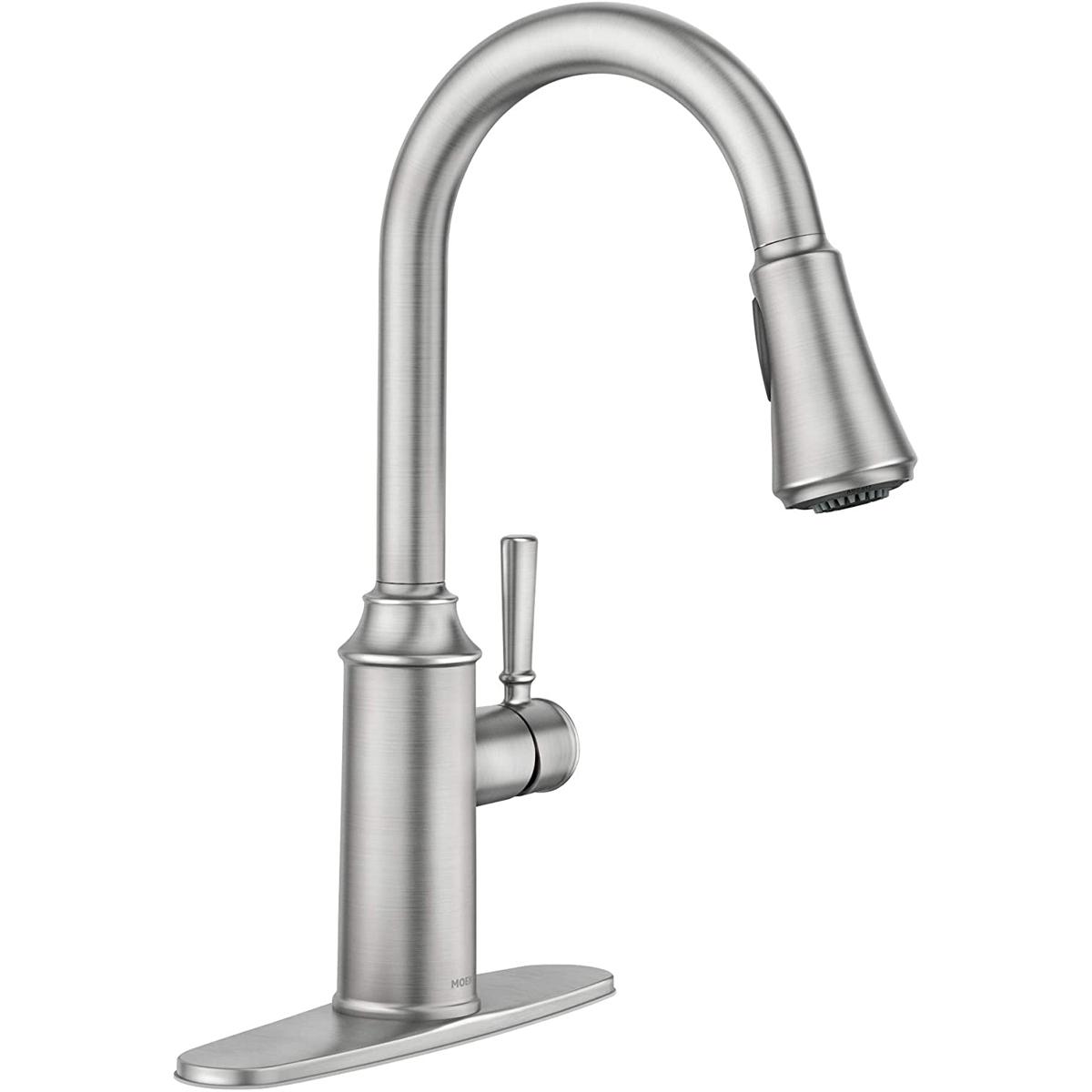 Moen Conneaut One-Handle Pulldown Kitchen Faucet for $159.81 Shipped