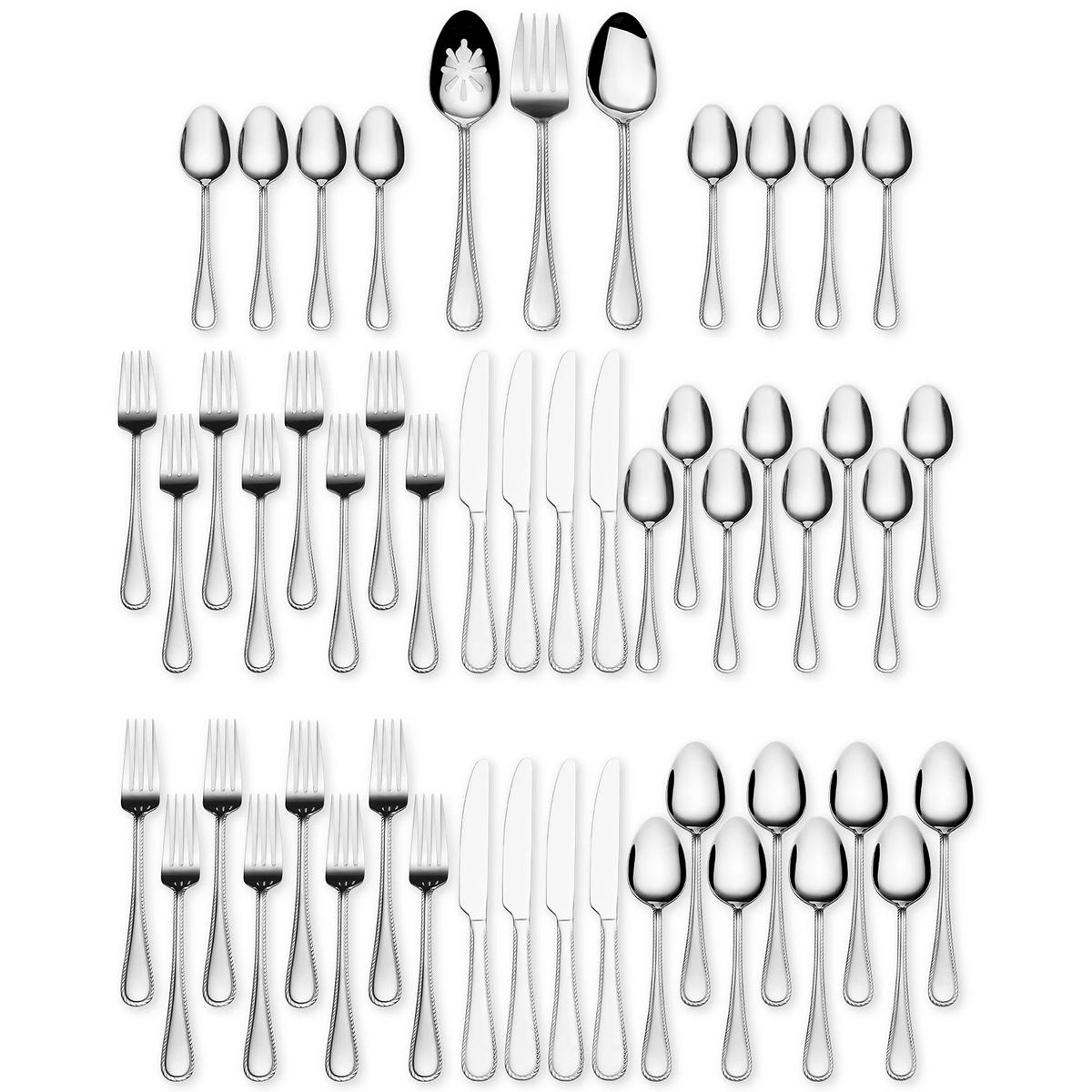 51-Piece International Silver Stainless Steel Flatware Sets for $39.99 Shipped