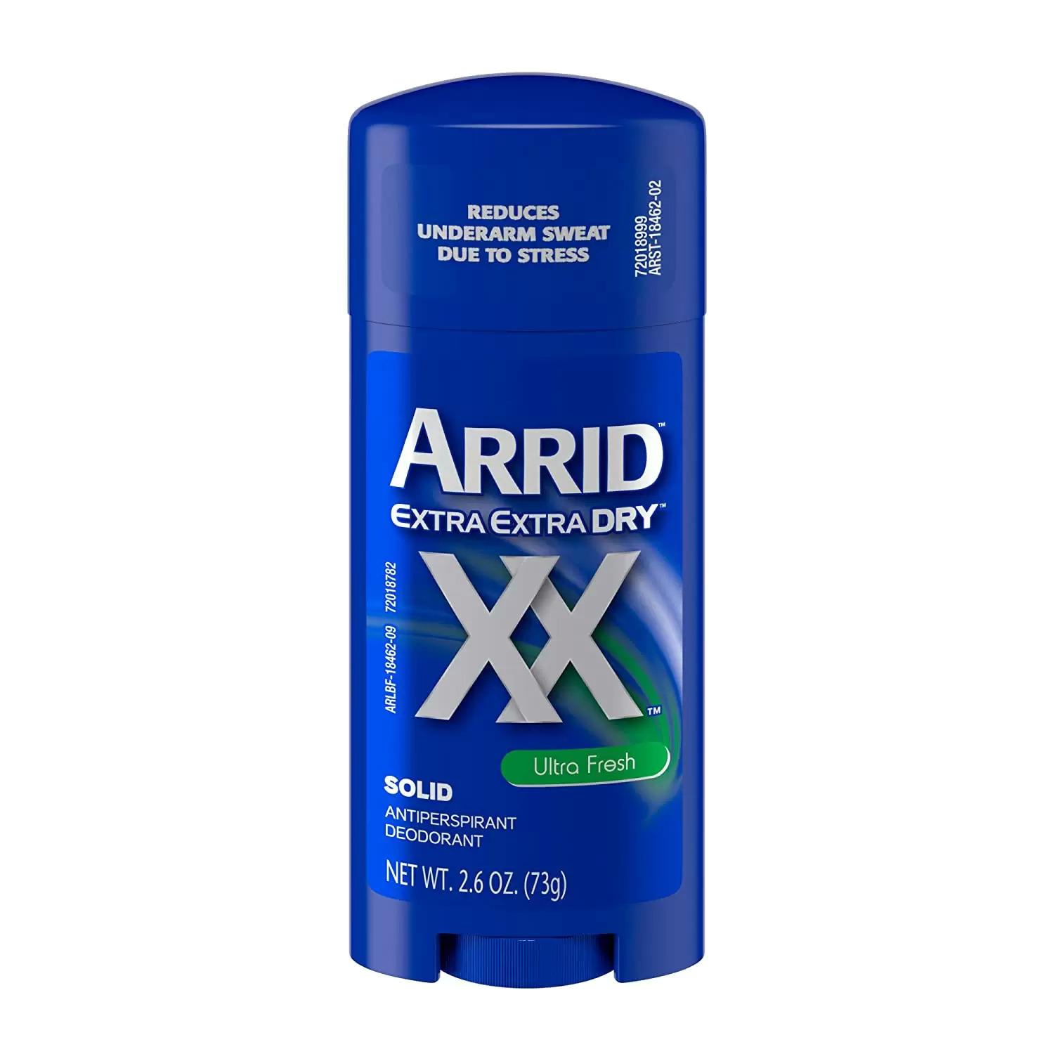 Arrid XX Extra Extra Dry Solid Antiperspirant Deodorant for $1.29 Shipped