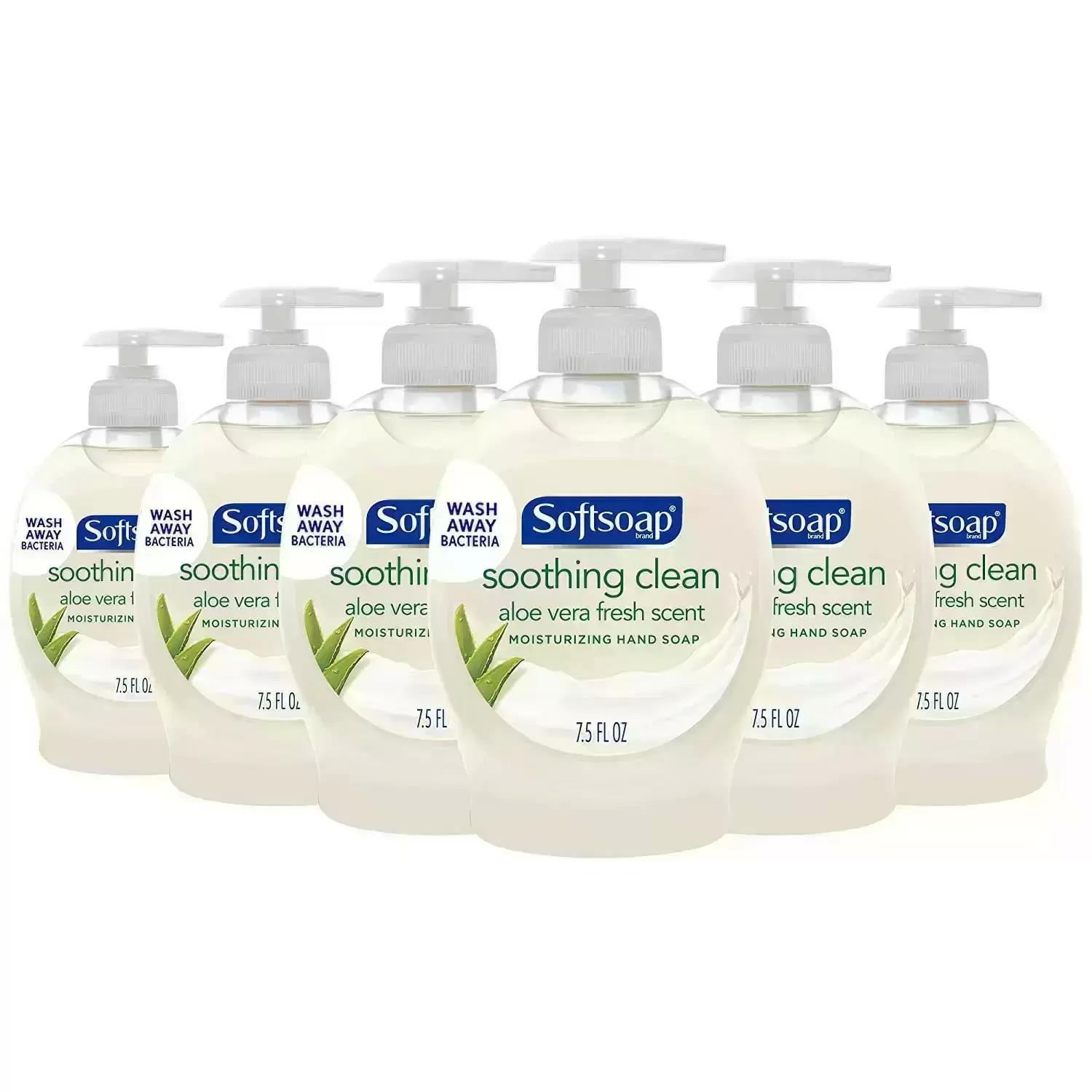 6 Softsoap Moisturizing Aloe Vera Liquid Hand Soap for $4.14 Shipped