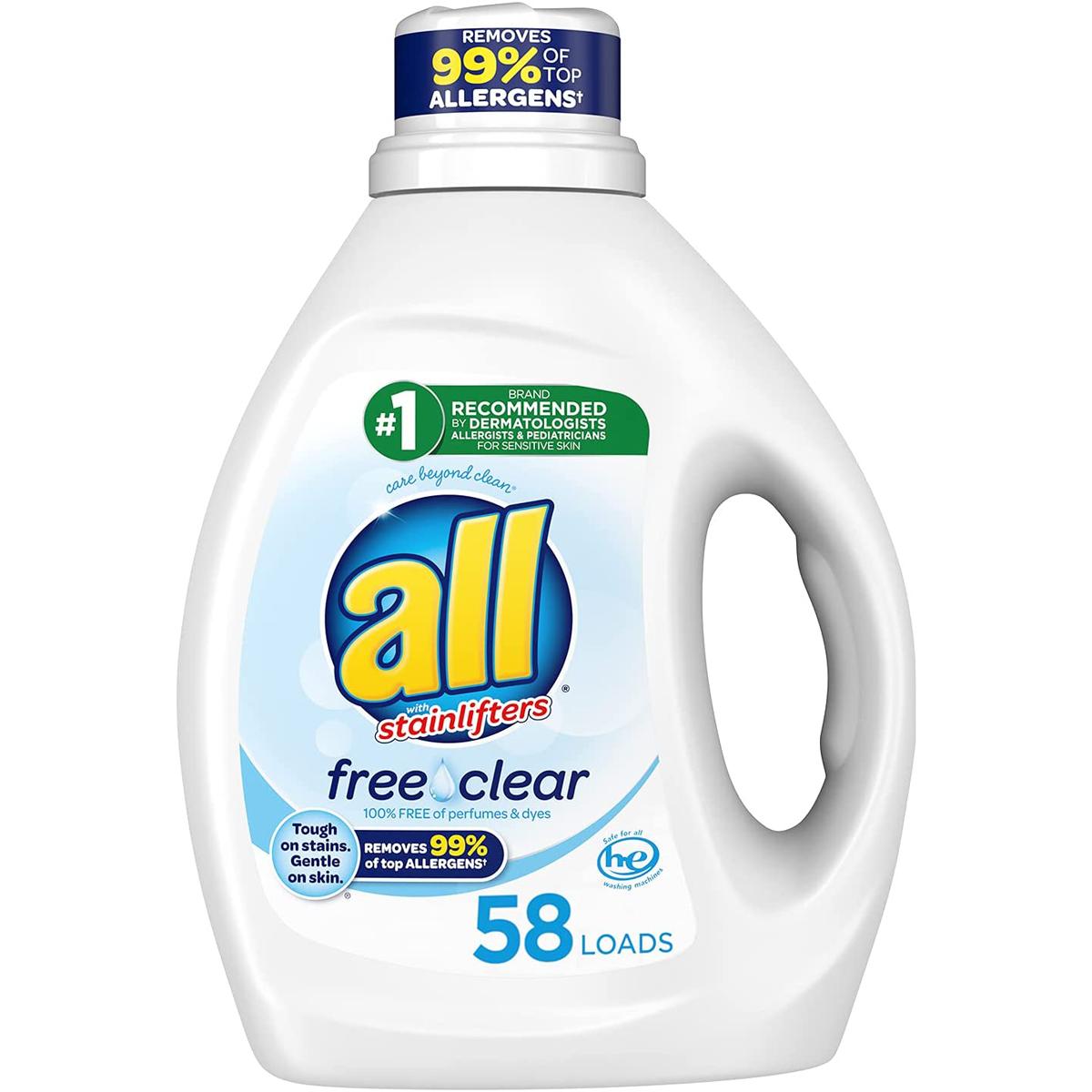 88oz All Liquid Laundry Detergent for $4.54 Shipped