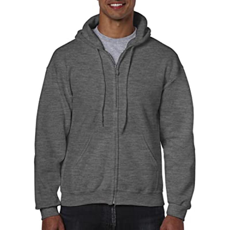Mens Gildan Fleece Zip Hooded Sweatshirt for $8.63