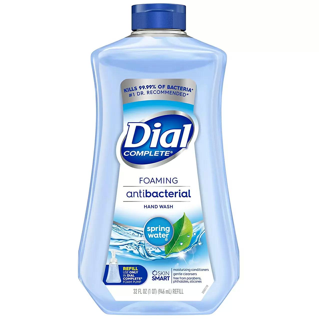 32oz Dial Complete Antibacterial Foaming Hand Soap Refill for $2.79 Shipped