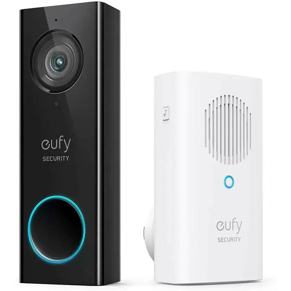 Eufy Security Wi-Fi 2K HD Video Doorbell + Wireless Chime for $75.99 Shipped