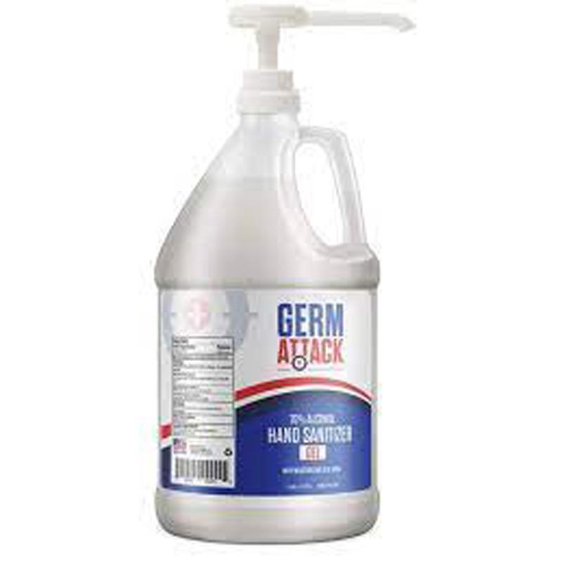Germ Attack Antibacterial Gel Hand Sanitizer with Pump for $5