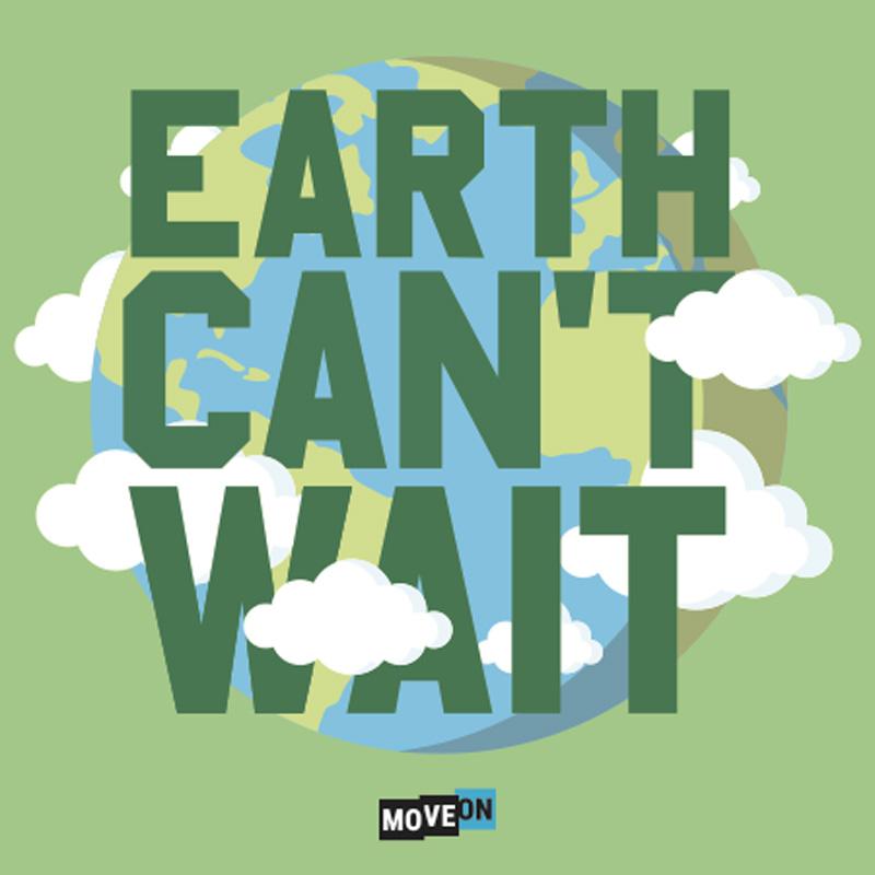 Earth Cant Wait Sticker for Free