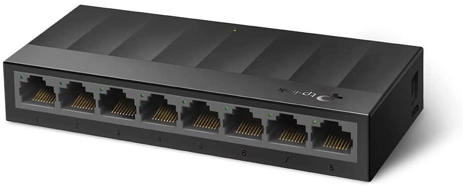 TP-Link Litewave 8 Port Gigabit Ethernet Switch for $14.39
