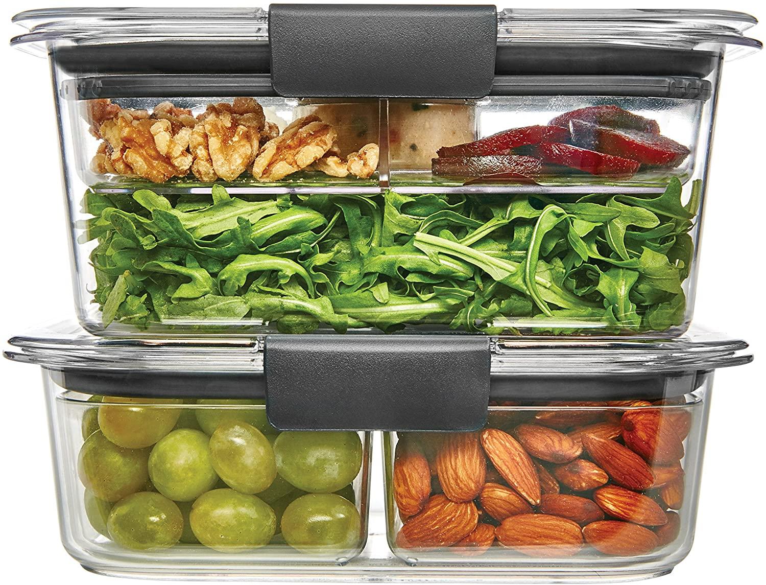 9-Piece Rubbermaid Brilliance Salad and Snack Storage Container Kit for $12.28