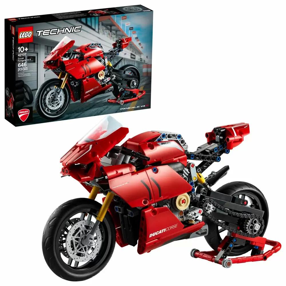 LEGO Technic Ducati Panigale V4 R Motorcycle Toy Building Kit for $56 Shipped