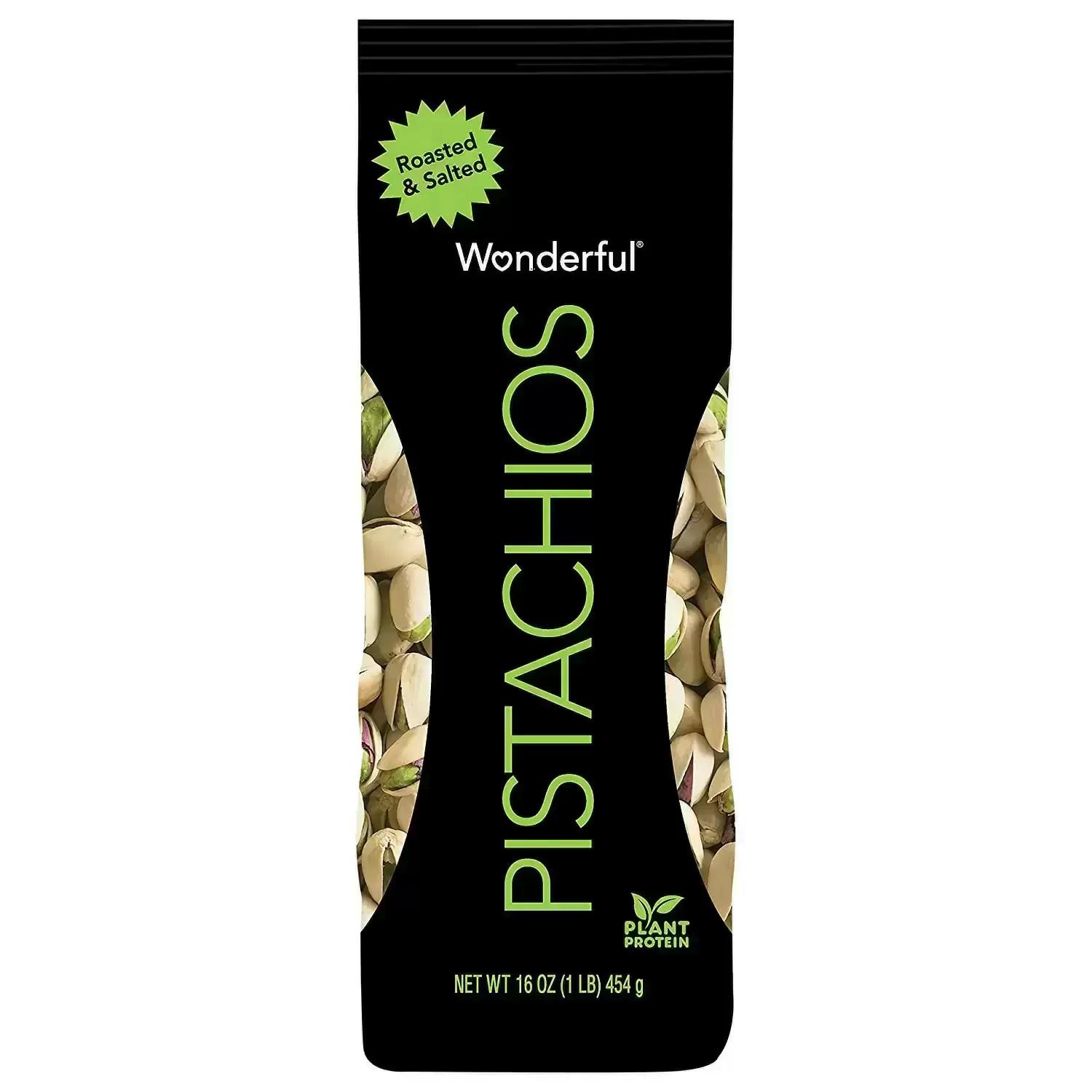 Wonderful Pistachios 1lb for $4.43 Shipped