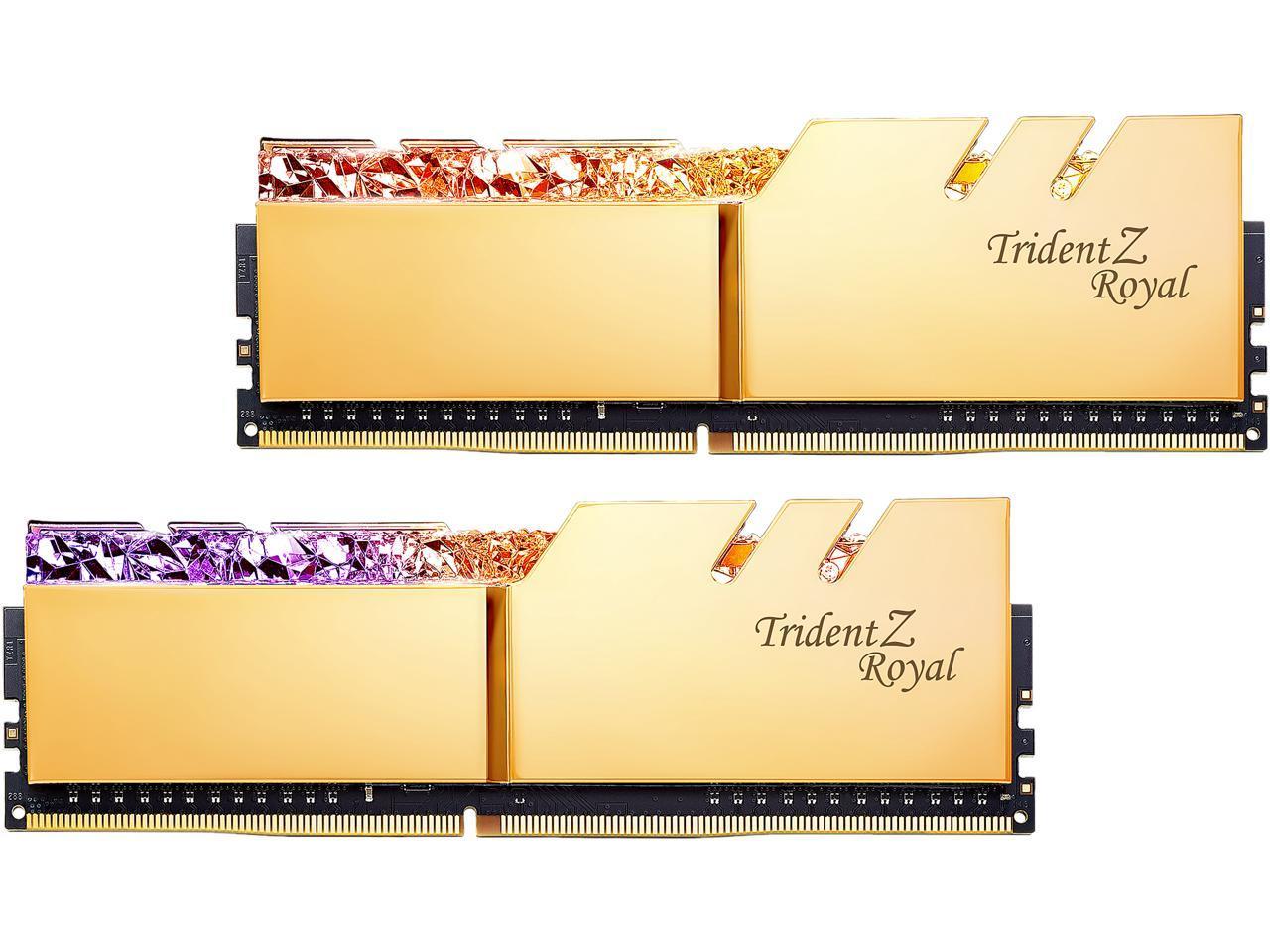 32GB GSkill Trident Z Royal Series RGB DDR4 3600 Memory for $171.49 Shipped