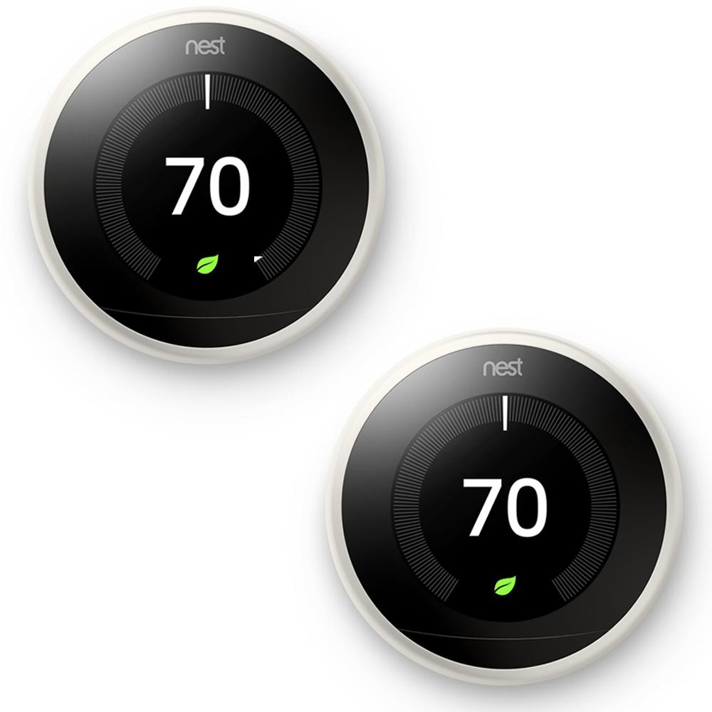 2x Google Nest 3rd Generation Learning Thermostats for $309 Shipped