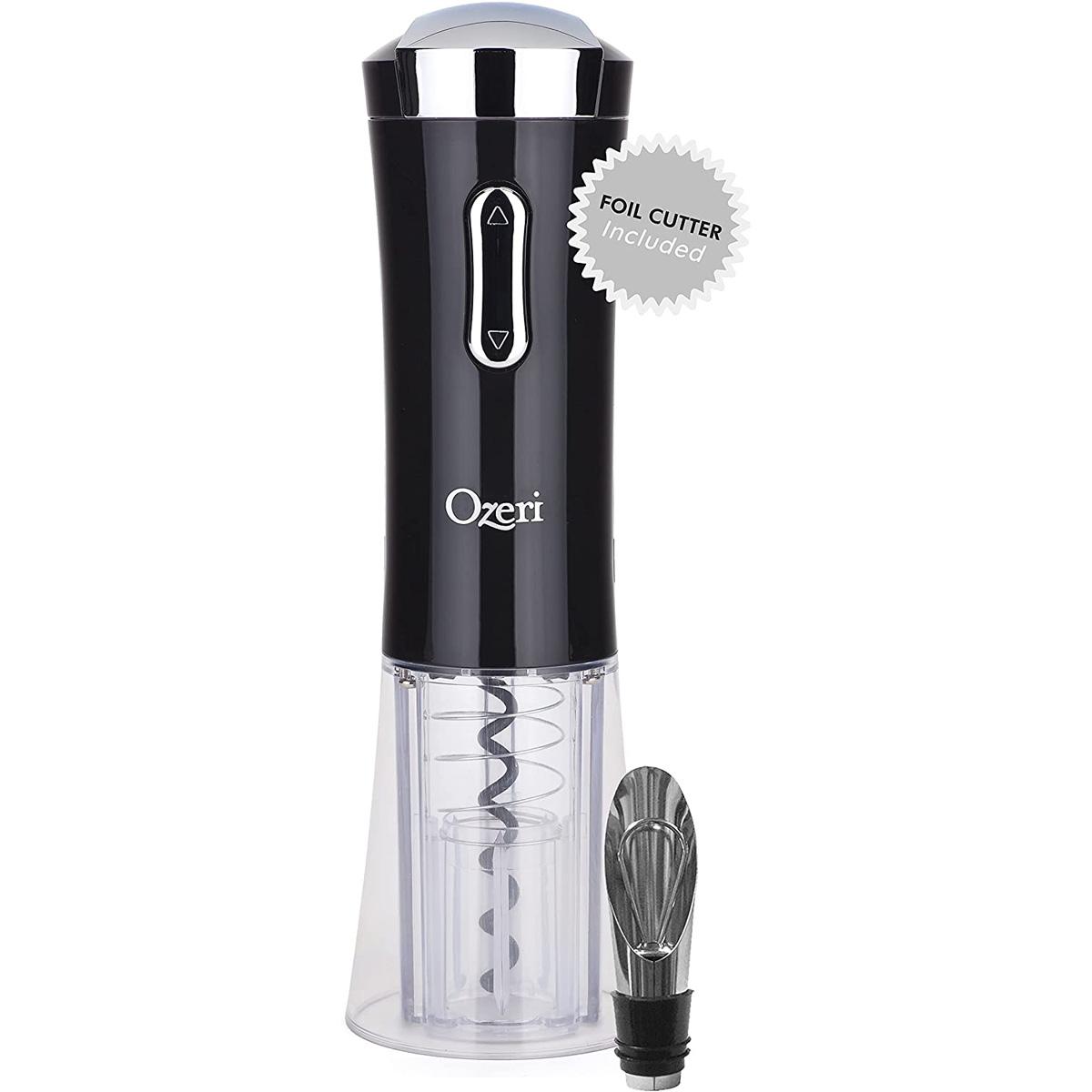 Ozeri Nouveaux II Electric Wine Opener with Foil Cutter for $9.37