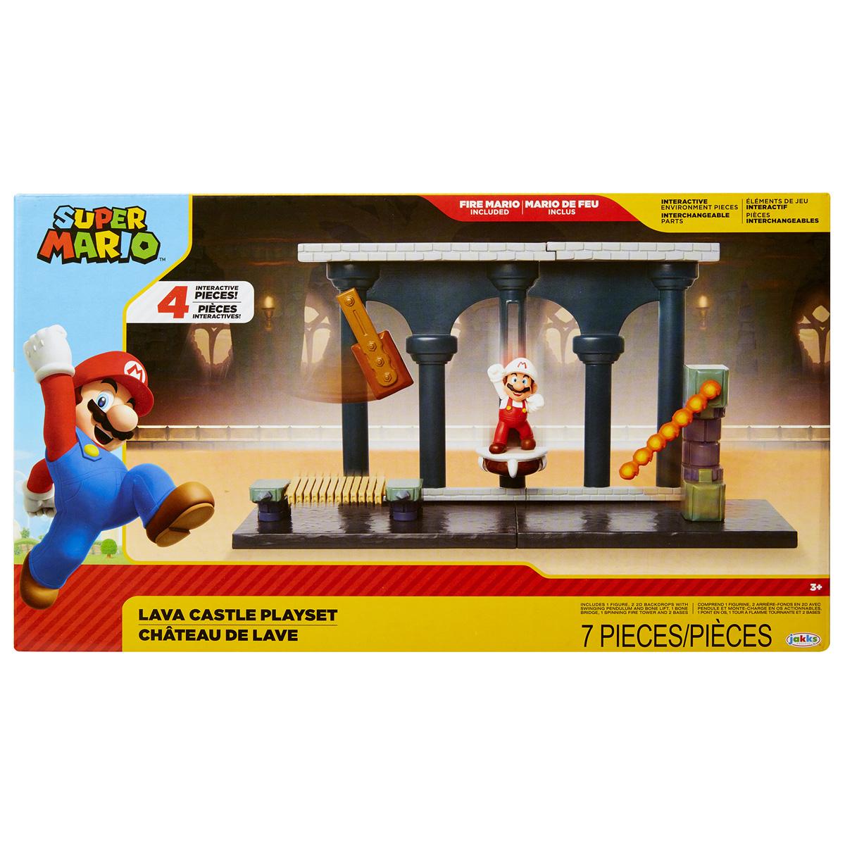 Super Mario Nintendo Lava Castle Deluxe Play Set for $12.08
