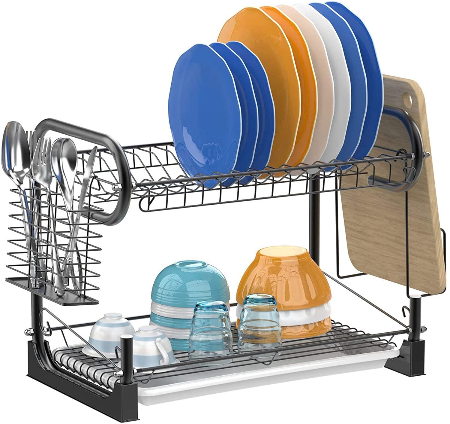 2 Tier Dish Drying Rack for $14.99 Shipped