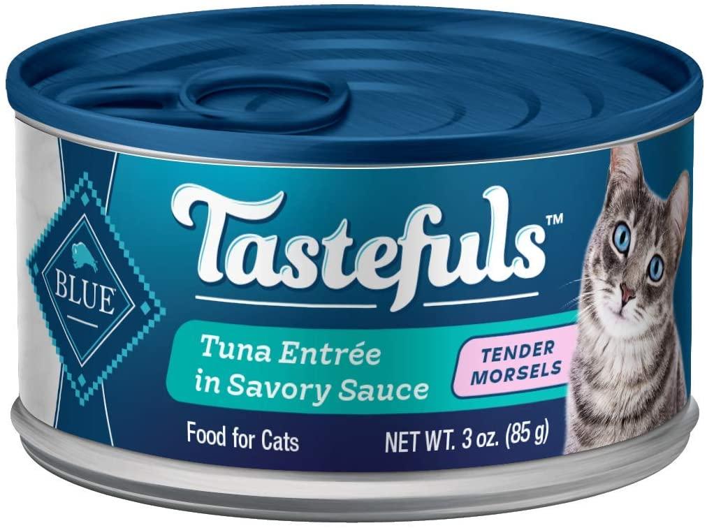 24 Blue Buffalo Tastefuls Tender Morsels Wet Cat Food for $13.99 Shipped