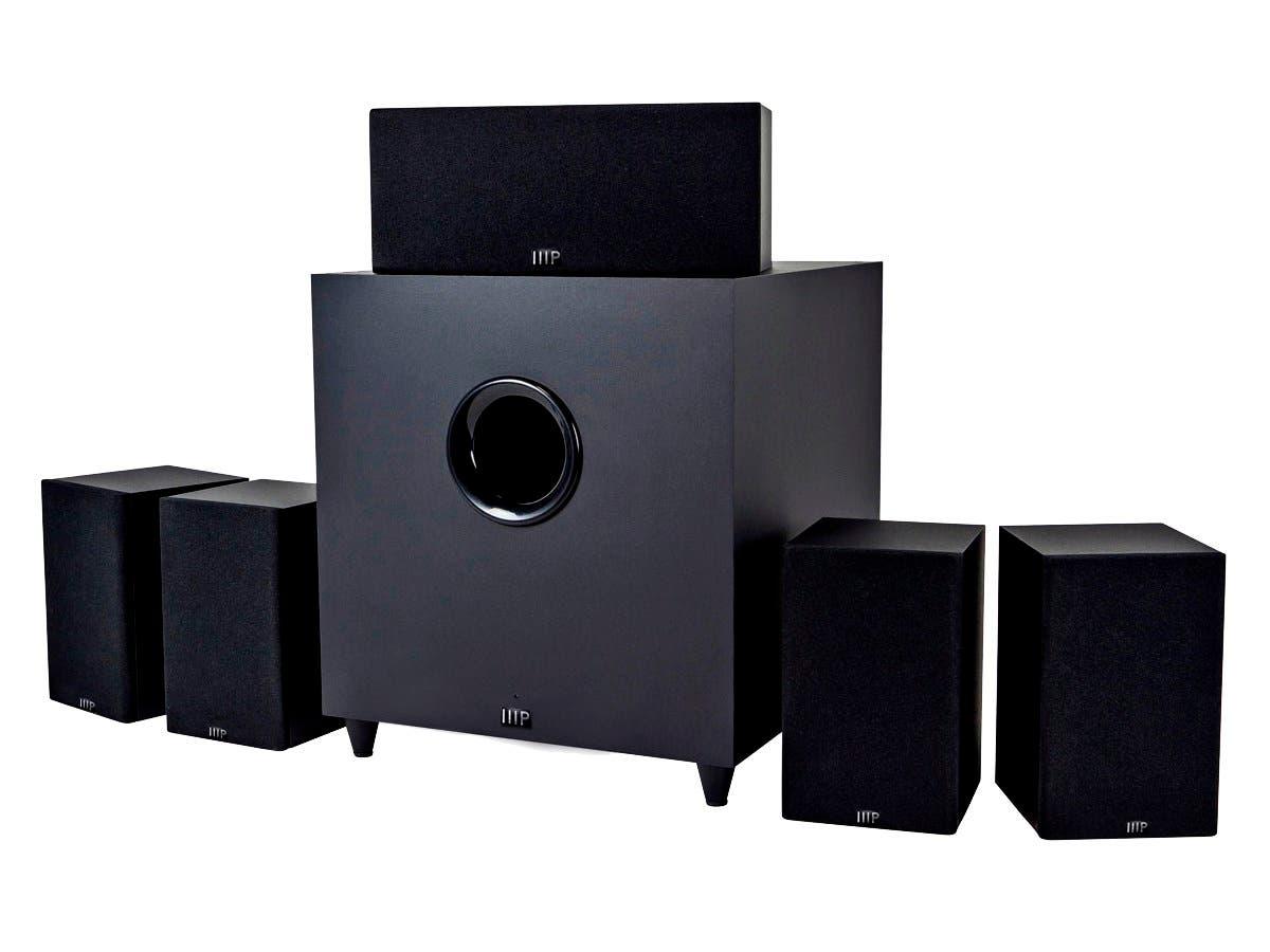 Monoprice Premium 5.1CH Home Theater System with Subwoofer for $125.99 Shipped