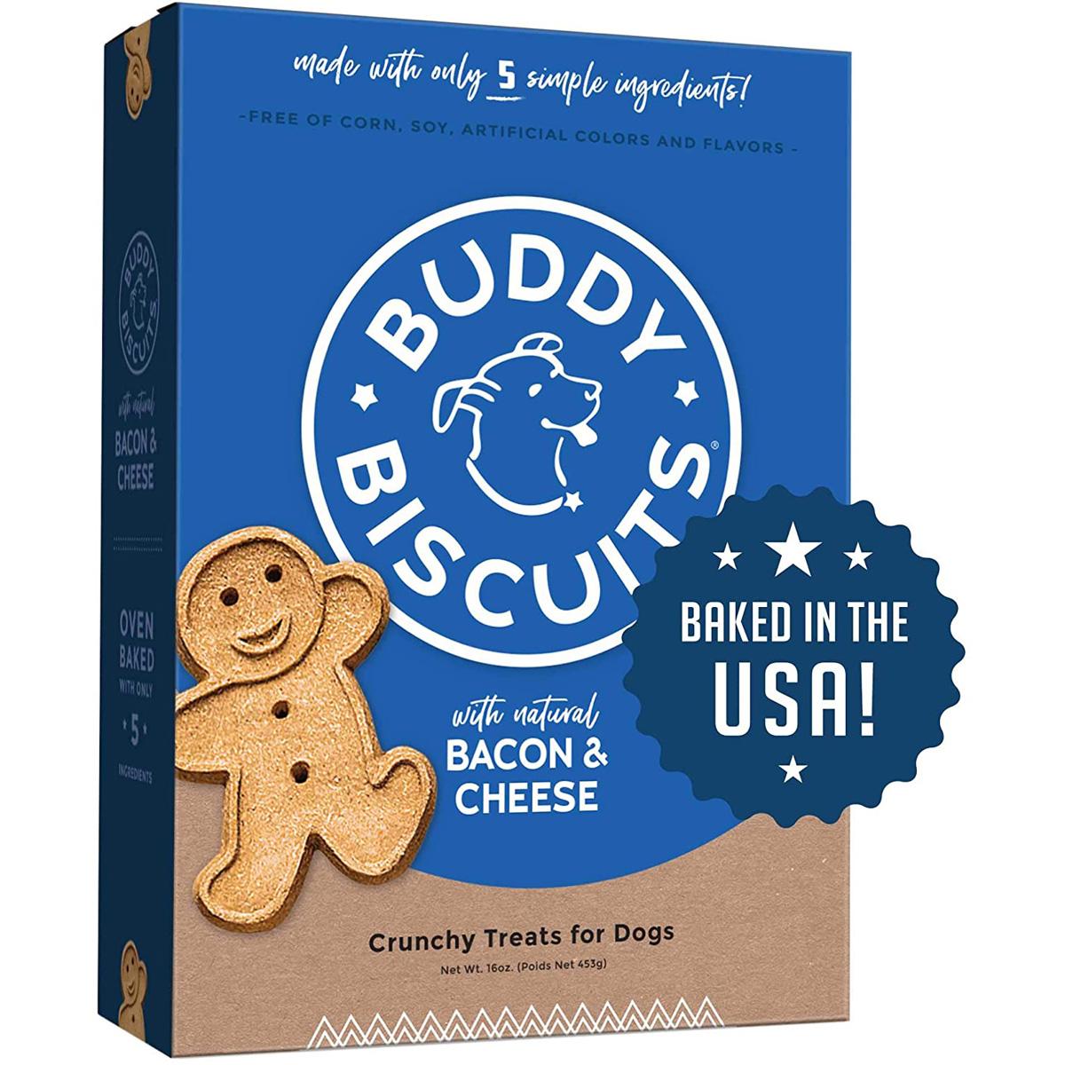 Buddy Biscuits with Bacon and Cheese Oven Baked Dog Treats for $2.67 Shipped
