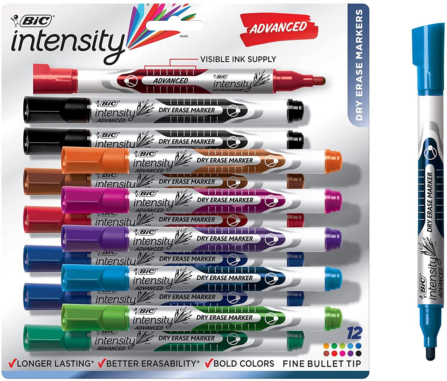 12 BIC Intensity Advanced Dry Erase Markers for $6.42 Shipped