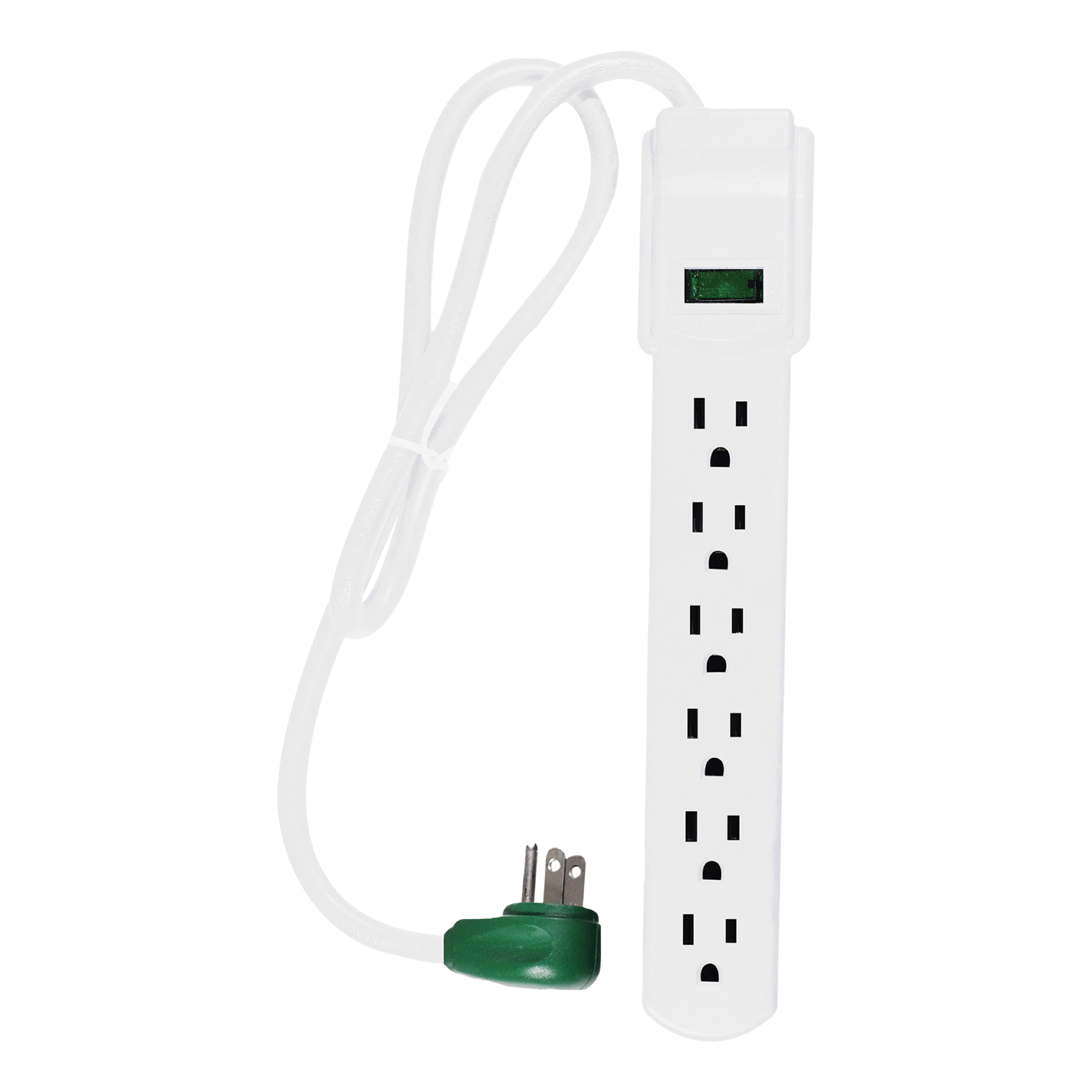 GoGreen Power 6-Outlet Surge Protector for $3.26