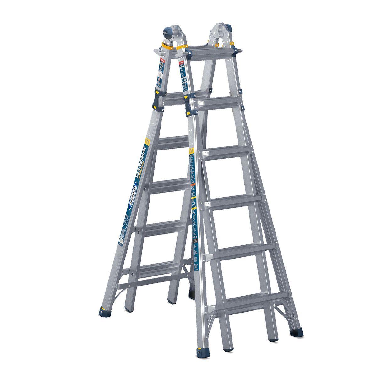 Werner 22ft Reach Aluminum 5-in-1 Pro Ladder for $129 Shipped