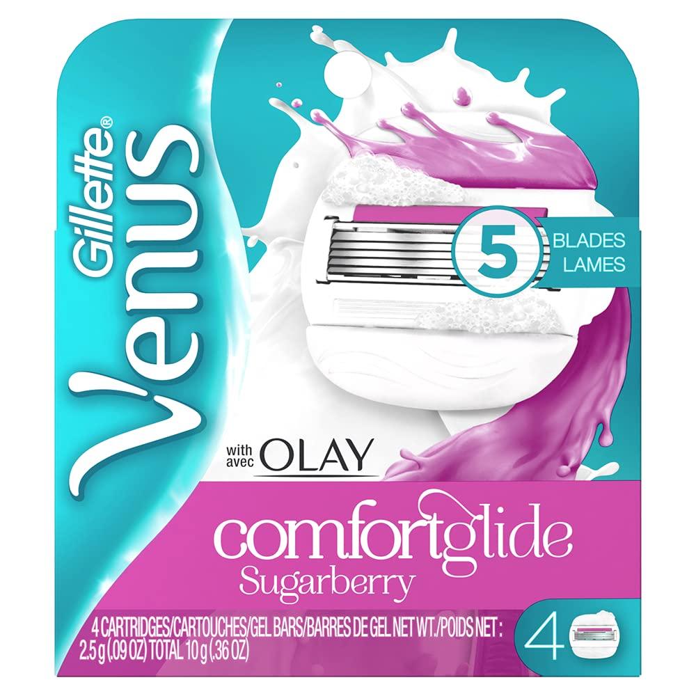 4 Gillette Venus ComfortGlide Womens Razor Blade Refills for $11.39 Shipped