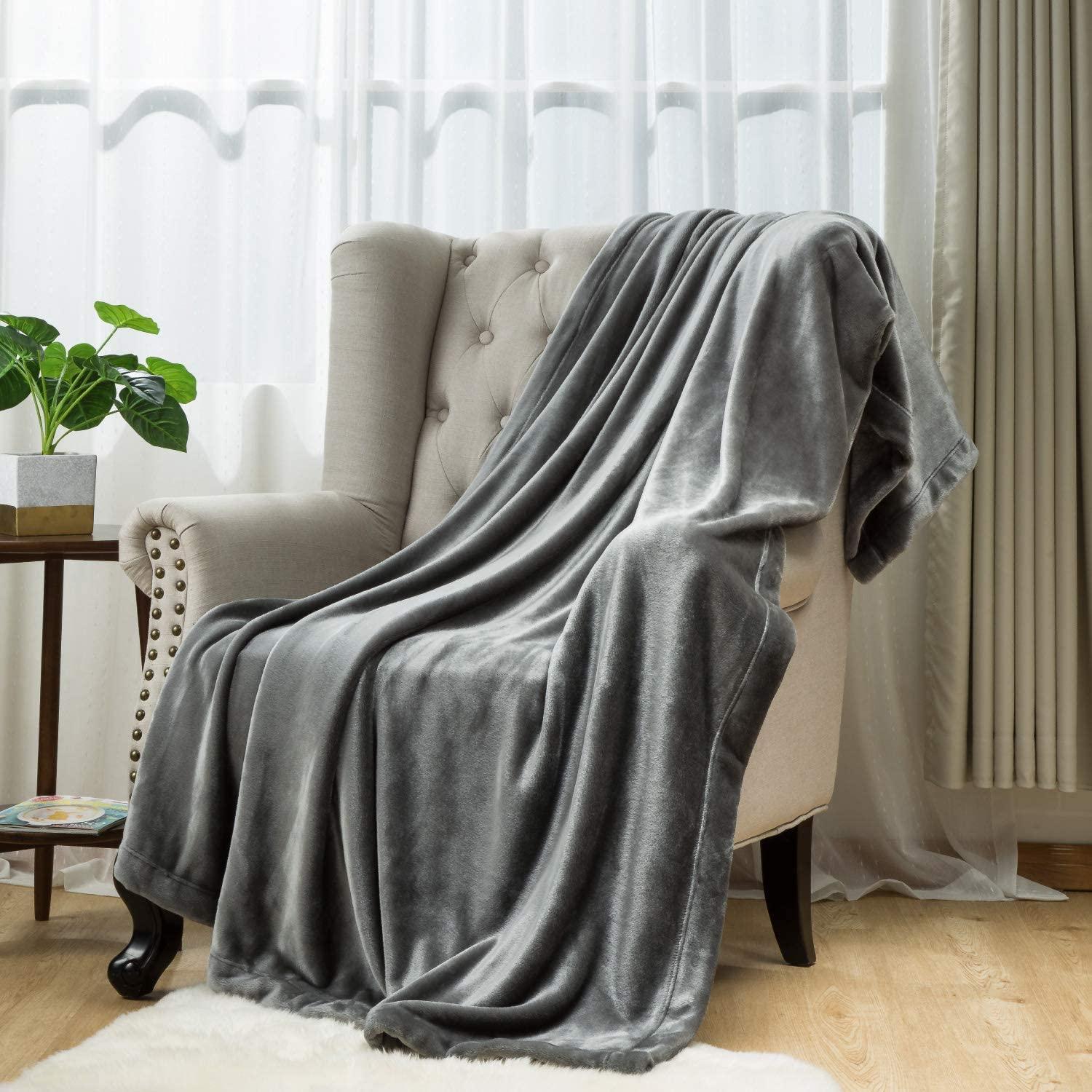 Bedsure Fleece Blanket Throw for $7.99