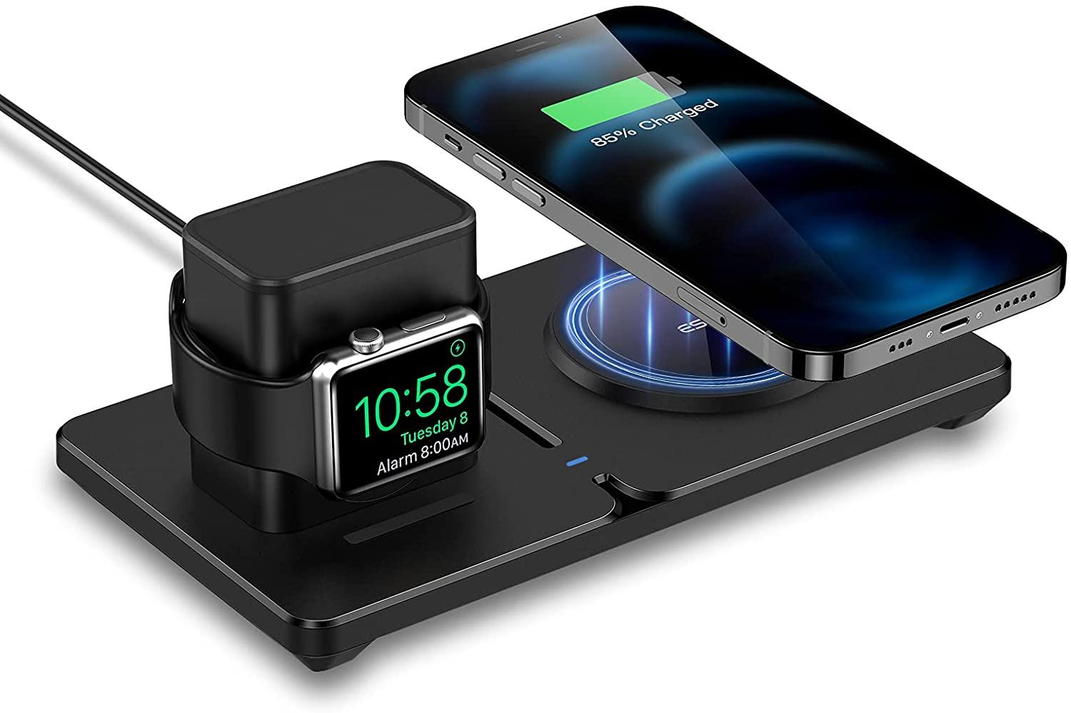 iPhone 12 and Apple Watch Magnetic Wireless Charger for $9.99