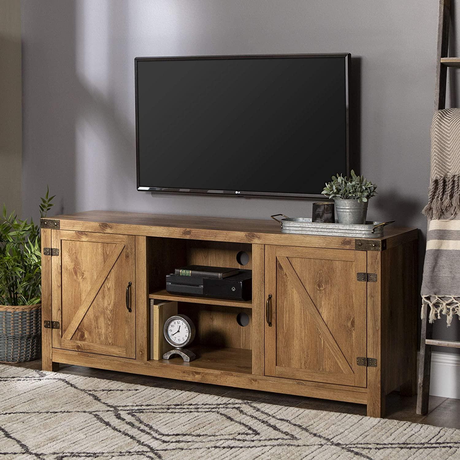 Walker Edison Georgetown Modern Farmhouse TV Stand for $127.22 Shipped