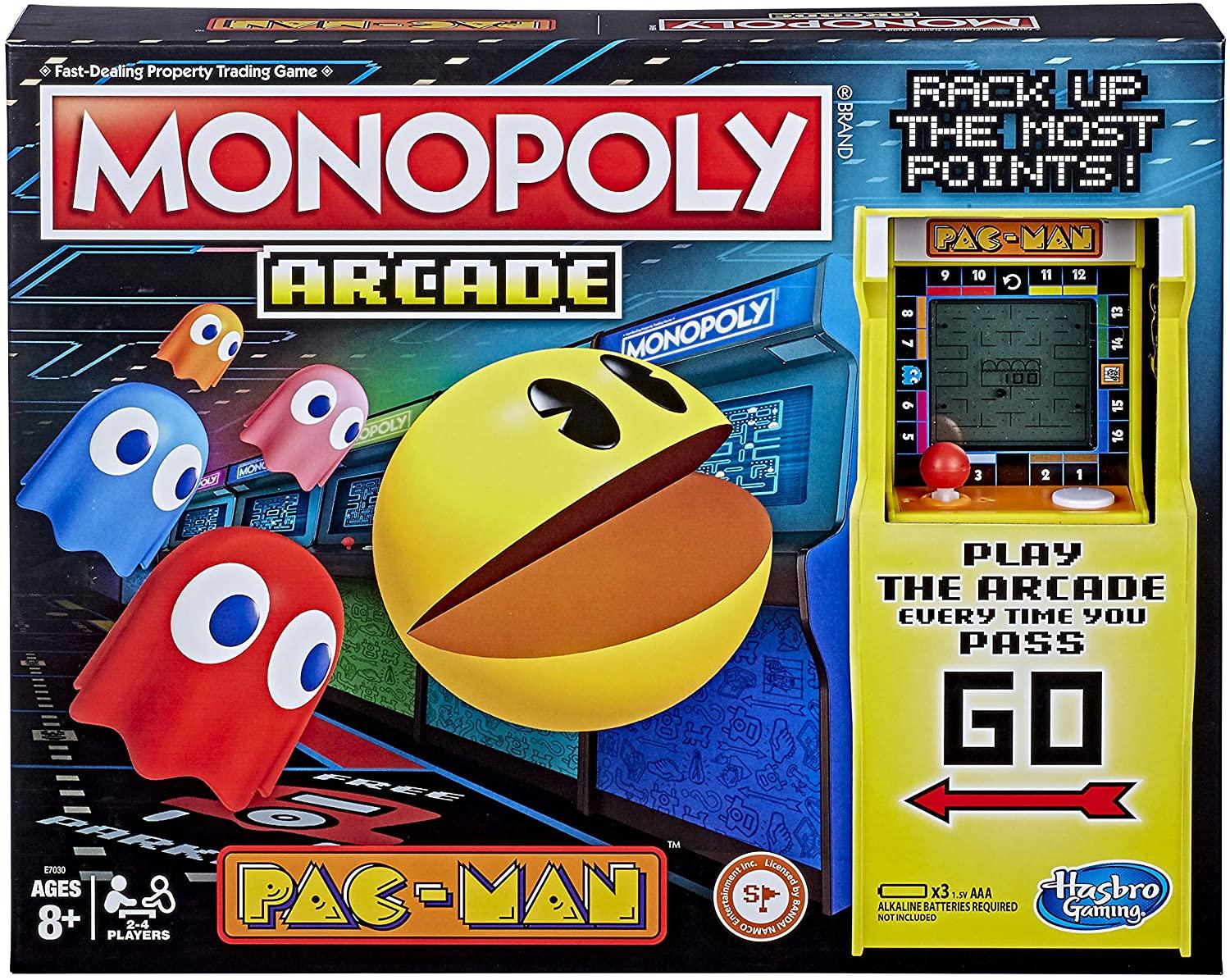 Monopoly Arcade Pac-Man Board Game with Banking and Arcade for $12.15