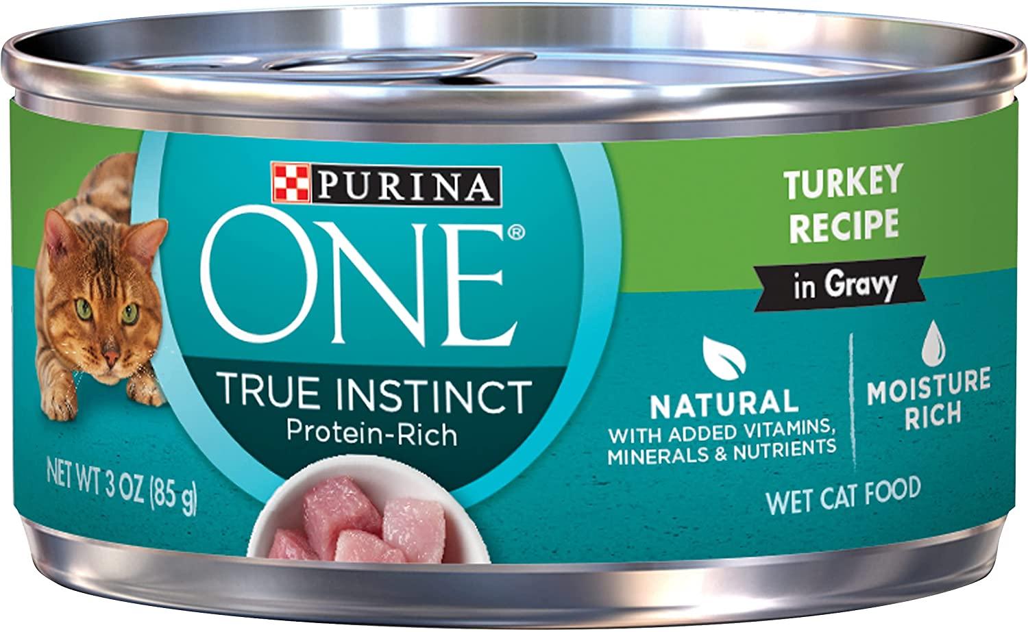 24 Purina One True Instinct High Protein Natural Wet Cat Food for $10.16 Shipped