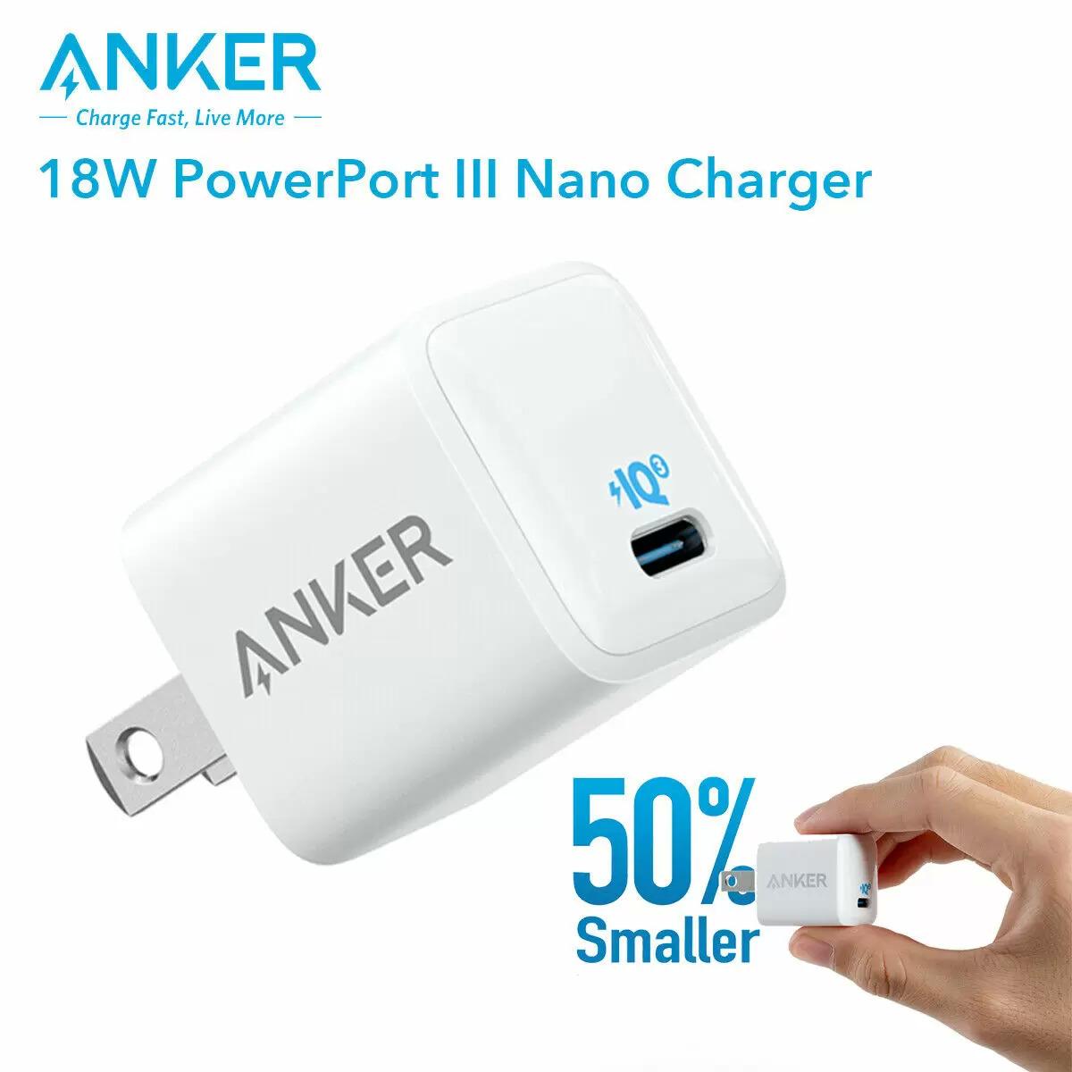 Anker 18W USB C Nano Charger for $8.99 Shipped