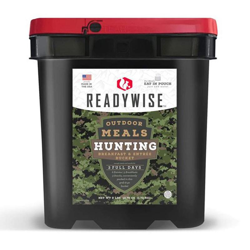 ReadyWise 3-Day Hunting Food Calorie Booster Bucket for $38.57 Shipped