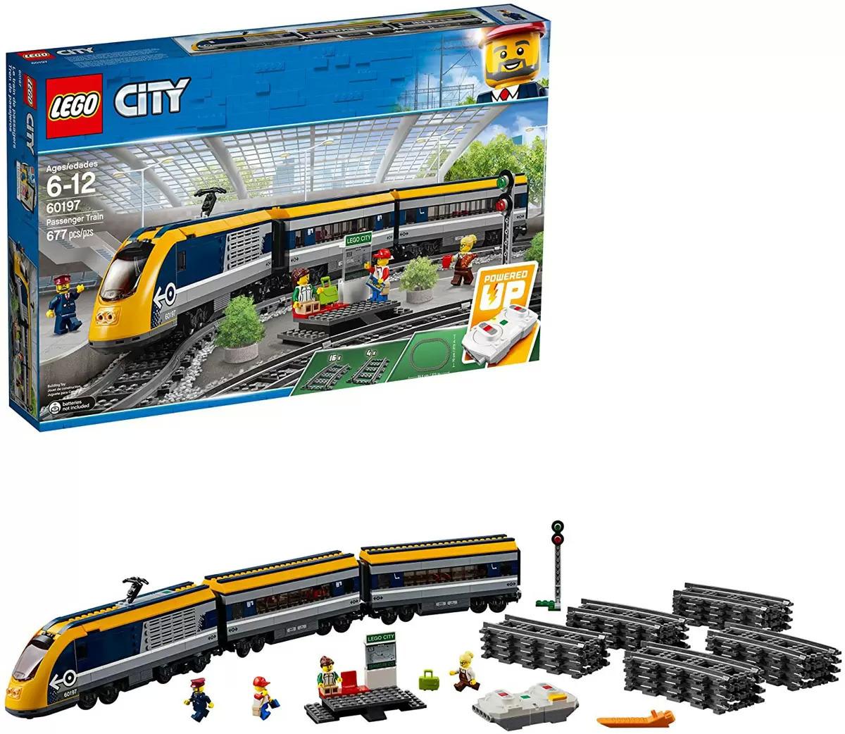677-Piece Lego City Passenger Train Building Kit for $130 Shipped