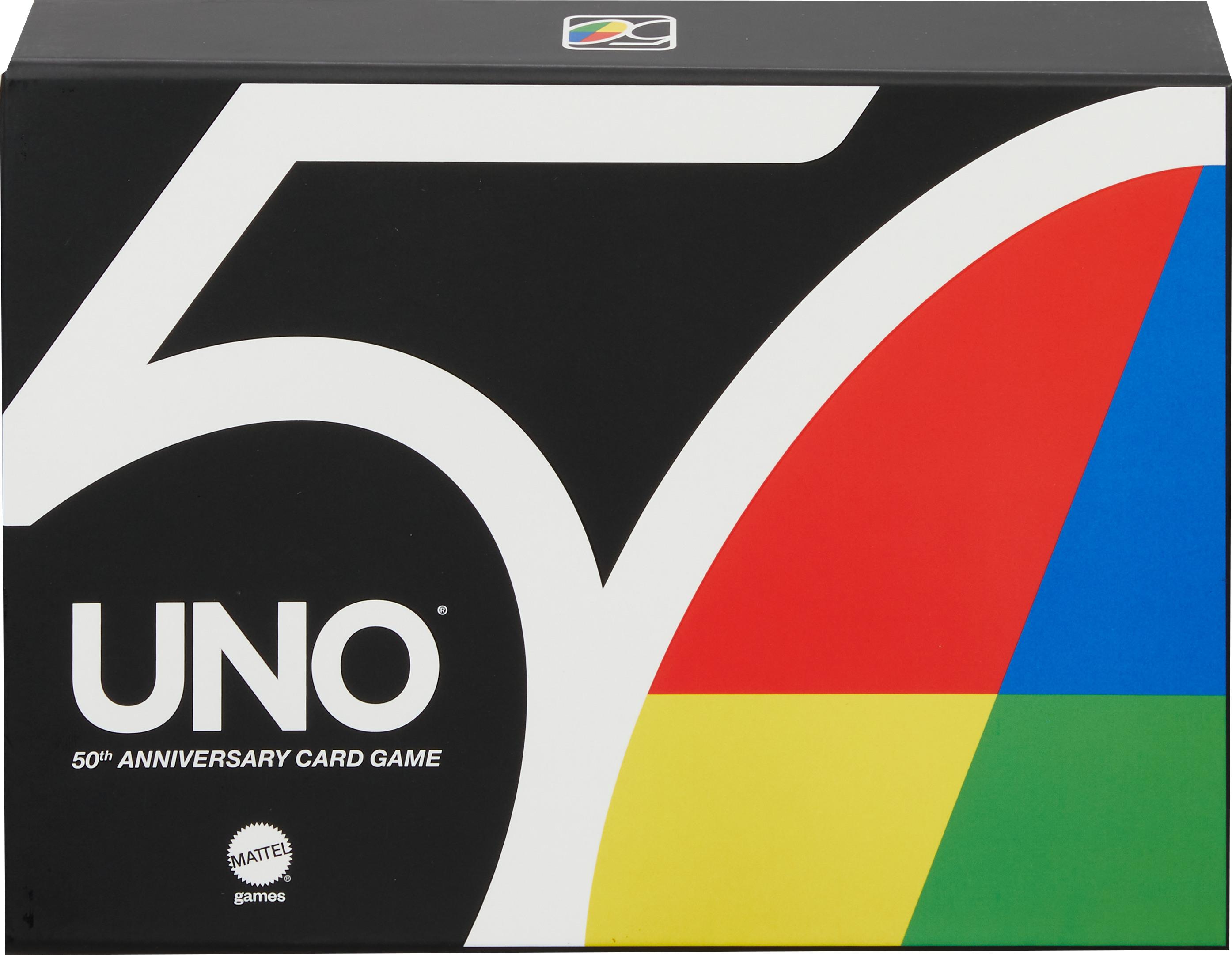 UNO Premium 50th Anniversary Edition Matching Card Game for $6.15