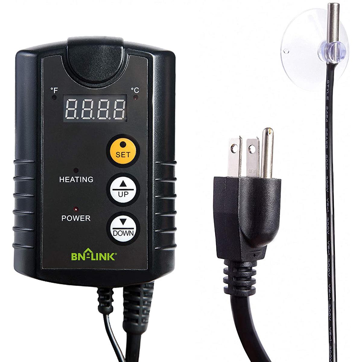 BN-LINK Digital Heat Mat Thermostat Controller for Seed Germination for $15.19