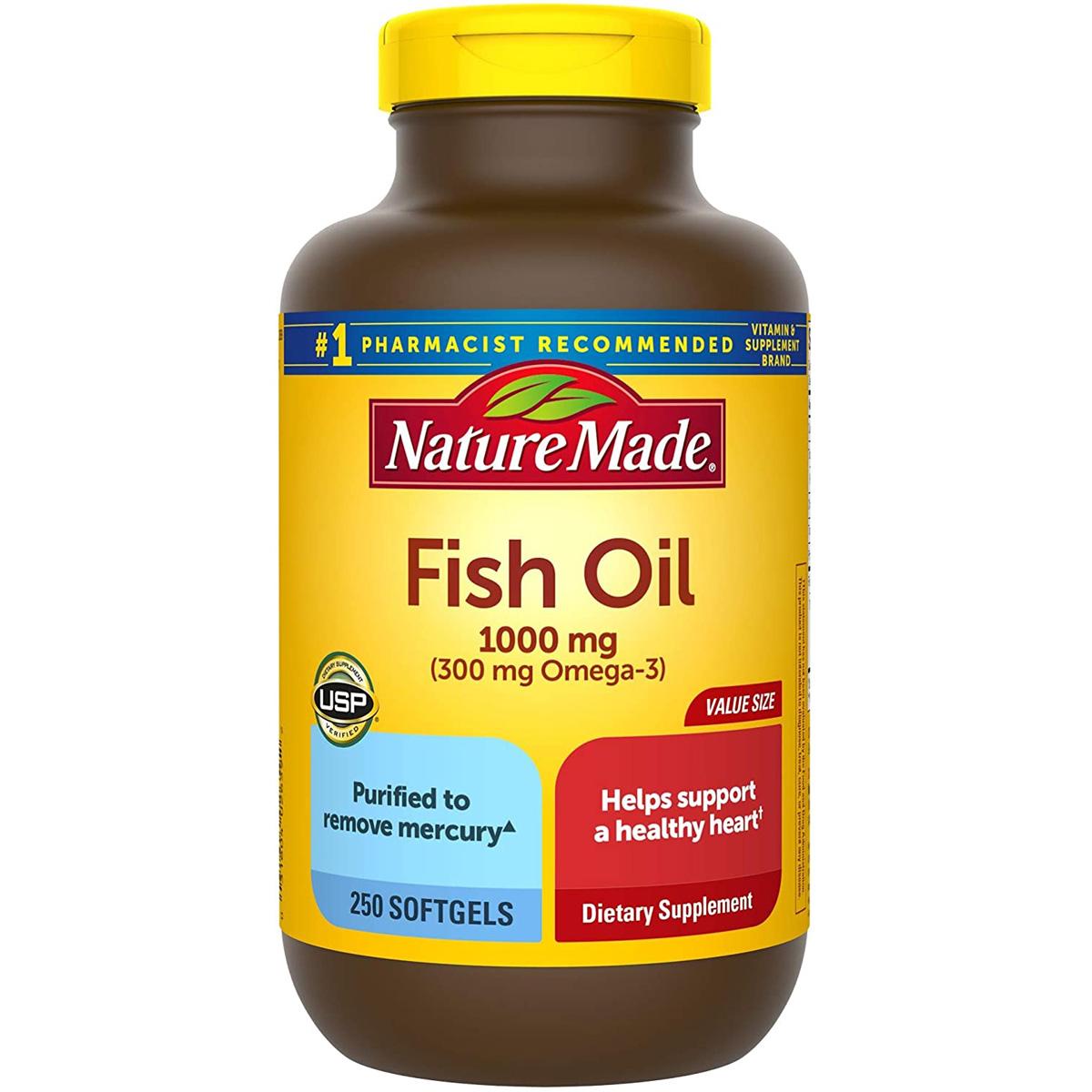 250 Nature Made Fish Oil Tablets for $6.59 Shipped