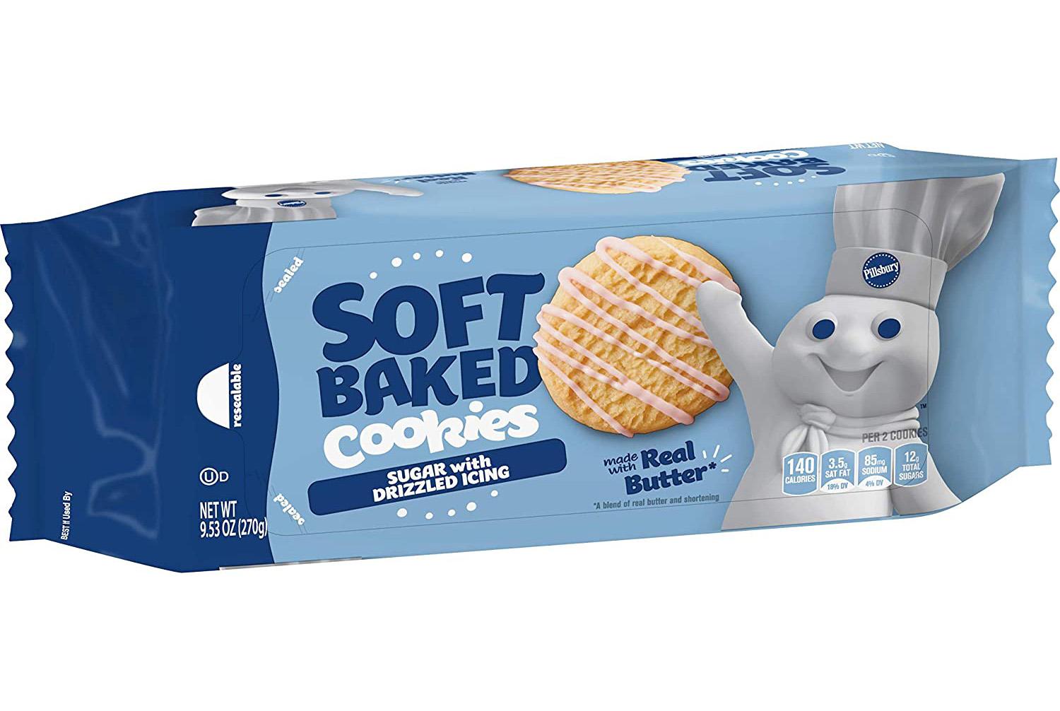 18 Pillsbury Soft Baked Sugar with Drizzled Icing Cookies for $0.98