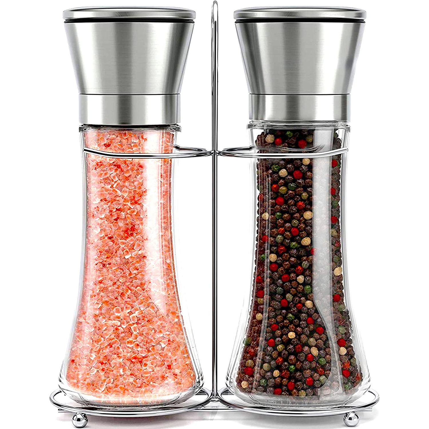 Willow and Everett Stainless Steel Salt and Pepper Grinder Set for $11.63