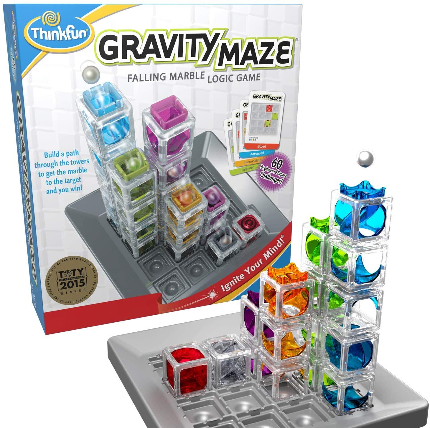 ThinkFun Gravity Maze Marble Run Brain Game for $17.99
