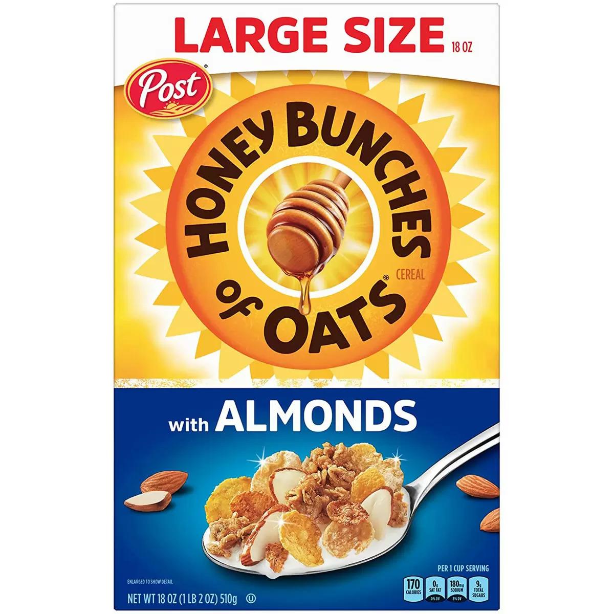 Honey Bunches of Oats with Almonds Whole Grain Cereal for $2.42 Shipped