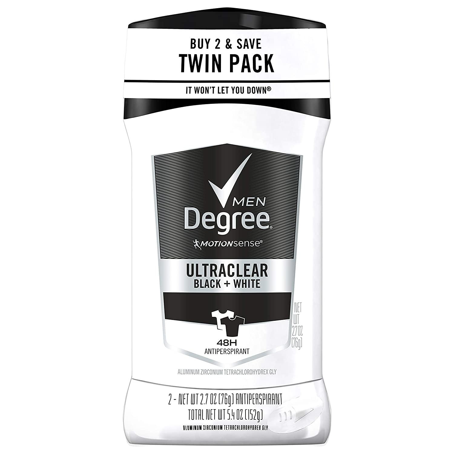 2 Degree Men UltraClear Black Deodorant for $4.89