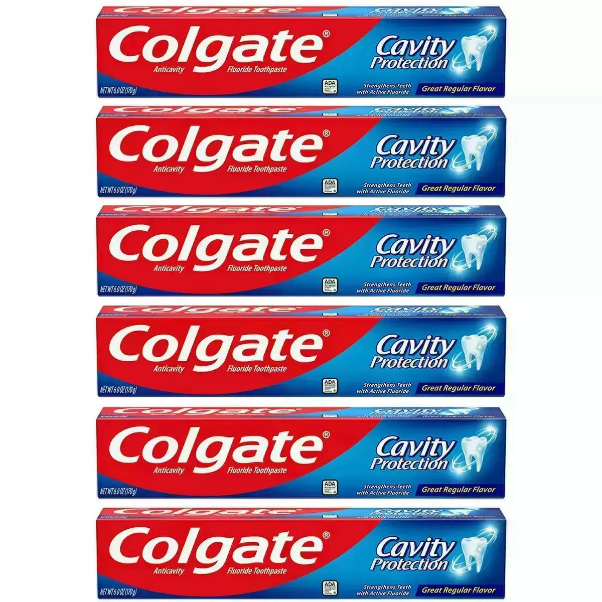 6 Colgate Cavity Protection Toothpaste with Fluoride for $6.33 Shipped