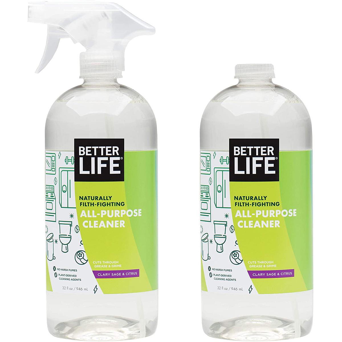 2 32oz Better Life Natural All-Purpose Pet-Safe Cleaner for $12.34 Shipped